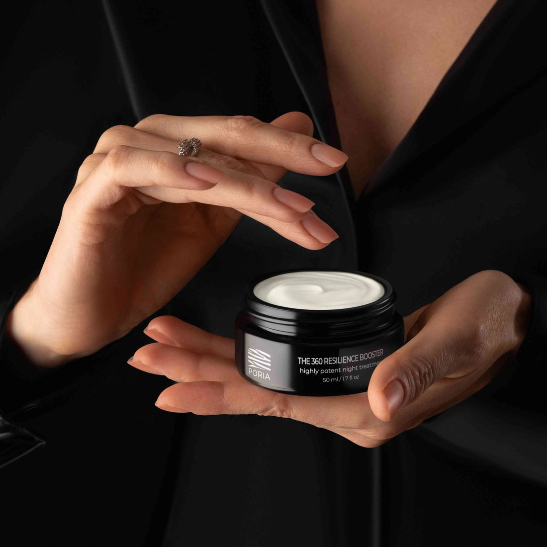 Poria Skin | anti-aging cream moisturizer for sensitive skin minimizes fine lines and wrinkles 